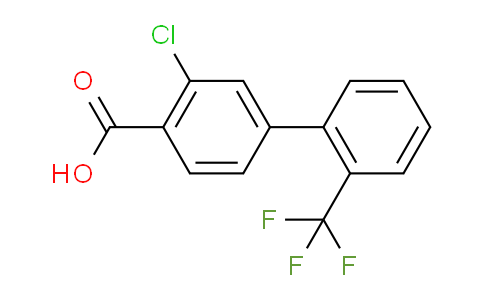 CAS No. 1237080-49-7, 3-Chloro-2'-(trifluoromethyl)-[1,1'-biphenyl]-4-carboxylic acid