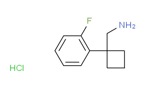 CAS No. 1228879-43-3, (1-(2-Fluorophenyl)cyclobutyl)methanamine hydrochloride