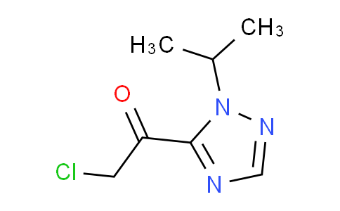CAS No. 1227958-34-0, 2-Chloro-1-(1-isopropyl-1H-1,2,4-triazol-5-yl)ethanone