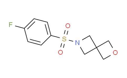 CAS No. 1227384-86-2, 6-((4-Fluorophenyl)sulfonyl)-2-oxa-6-azaspiro[3.3]heptane