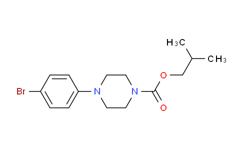 1226808-71-4 | Isobutyl 4-(4-bromophenyl)piperazine-1-carboxylate