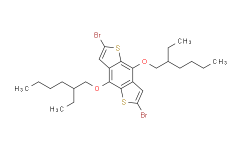 CAS No. 1226782-13-3, 2,6-Dibromo-4,8-bis((2-ethylhexyl)oxy)benzo[1,2-b:4,5-b']dithiophene