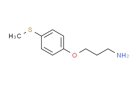 CAS No. 1226776-90-4, 3-(4-(Methylthio)phenoxy)propan-1-amine