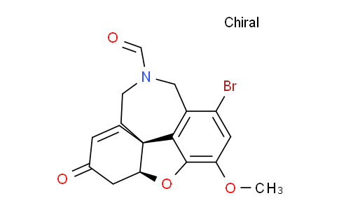 CAS No. 122584-14-9, (4aS,8aS)-1-Bromo-3-methoxy-6-oxo-5,6,9,10-tetrahydro-4aH-[1]benzofuro[3a,3,2-ef][2]benzazepine-11(12H)-carbaldehyde