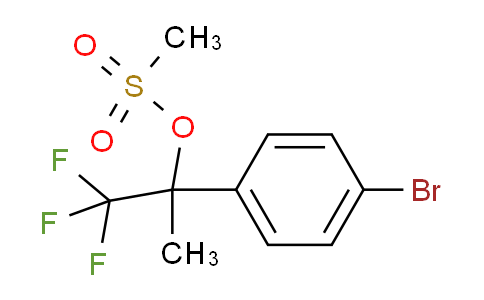 DY805873 | 1225380-04-0 | 2-(4-Bromophenyl)-1,1,1-trifluoropropan-2-yl methanesulfonate