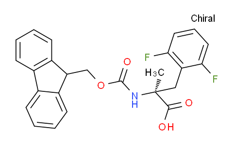 CAS No. 1223105-51-8, (S)-2-((((9H-Fluoren-9-yl)methoxy)carbonyl)amino)-3-(2,6-difluorophenyl)-2-methylpropanoic acid
