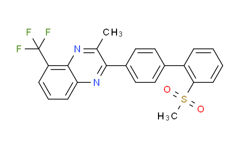 CAS No. 1221265-39-9, 3-methyl-2-[2'-(methylsulfonyl)-4-biphenylyl]-5-(trifluoromethyl) Quinoxaline