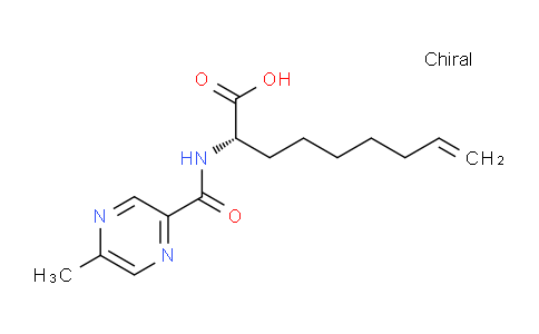 CAS No. 1216941-97-7, N-[(5-Methyl-2-pyrazinyl)carbonyl]-6-(2-propen-1-yl)-L-norleucine