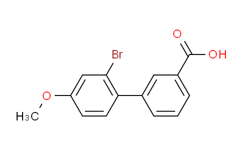CAS No. 1215206-38-4, 2'-Bromo-4'-methoxybiphenyl-3-carboxylic acid