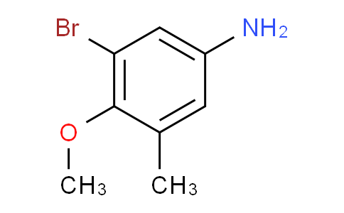 CAS No. 1215205-12-1, 3-Bromo-4-methoxy-5-methylaniline