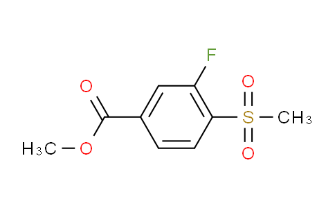 CAS No. 1215074-49-9, Methyl 3-fluoro-4-(methylsulfonyl)benzoate