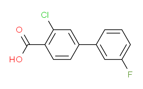 CAS No. 1214382-82-7, 3-Chloro-3'-fluoro-[1,1'-biphenyl]-4-carboxylic acid