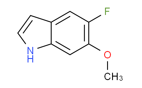 CAS No. 1211595-72-0, 5-Fluoro-6-methoxy-1H-indole