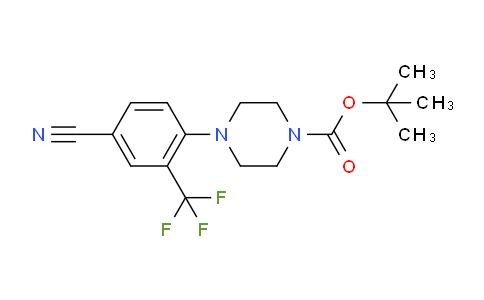 CAS No. 1208089-38-6, Tert-Butyl 4-(4-cyano-2-(trifluoroMethyl)phenyl)piperazine-1-carboxylate
