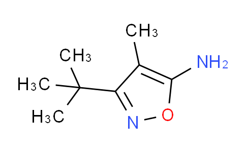 CAS No. 120771-21-3, 3-(tert-Butyl)-4-methylisoxazol-5-amine