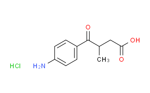 CAS No. 120757-13-3, 4-(4-Aminophenyl)-3-methyl-4-oxobutanoic acid hydrochloride
