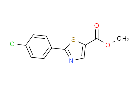 CAS No. 1206980-97-3, Methyl 2-(4-chlorophenyl)thiazole-5-carboxylate