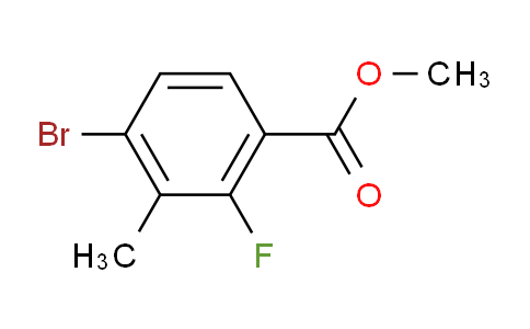 CAS No. 1206680-27-4, Methyl 4-bromo-2-fluoro-3-methylbenzoate