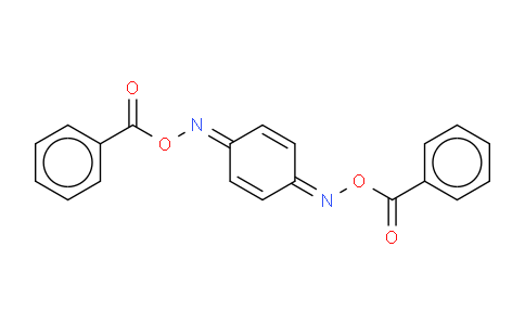 CAS No. 120-52-5, 2,5-Cyclohexadiene-1,4-dione,1,4-bis(O-benzoyloxime)