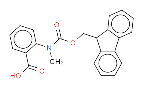 CAS No. 120467-46-1, Benzoic acid,2-[[(9H-fluoren-9-ylmethoxy)carbonyl]methylamino]-