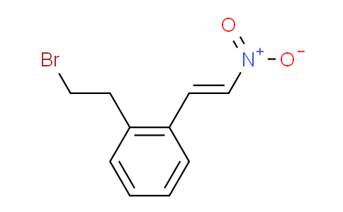 CAS No. 120427-94-3, 1-(2-Bromoethyl)-2-(2-nitrovinyl)benzene