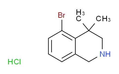CAS No. 1203683-41-3, 5-Bromo-4,4-dimethyl-1,2,3,4-tetrahydroisoquinoline hydrochloride