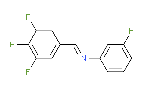 CAS No. 1202493-05-7, 3-Fluoro-N-(3,4,5-trifluorobenzylidene)aniline