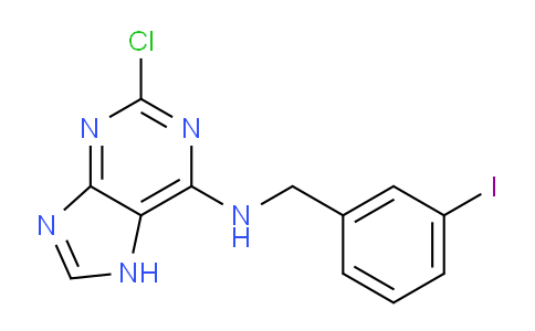 CAS No. 120046-86-8, 2-Chloro-N6-(3-iodobenzyl)adenine
