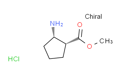 CAS No. 119993-55-4, (1R,2S)-rel-Methyl 2-aminocyclopentanecarboxylate hydrochloride