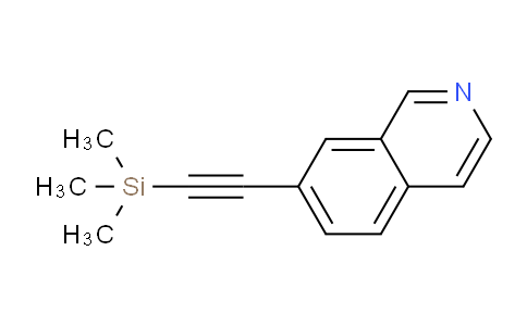 CAS No. 1197193-97-7, 7-((Trimethylsilyl)ethynyl)isoquinoline