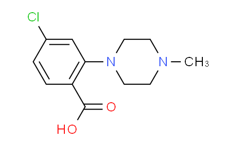 CAS No. 1197193-44-4, 4-Chloro-2-(4-methylpiperazin-1-yl)benzoic acid