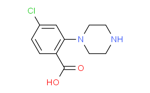 CAS No. 1197193-35-3, 4-Chloro-2-piperazinobenzoic Acid