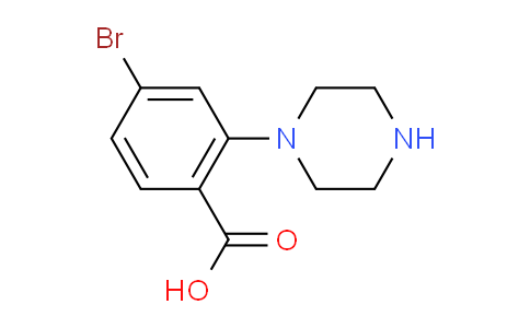 CAS No. 1197193-25-1, 4-BroMo-2-piperazinobenzoic Acid