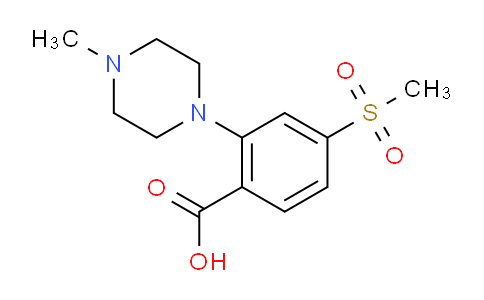 MC806025 | 1197193-10-4 | 2-(4-Methylpiperazin-1-yl)-4-(methylsulfonyl)benzoic acid