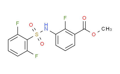 CAS No. 1195768-19-4, Methyl 3-(2,6-difluorophenylsulfonamido)-2-fluorobenzoate