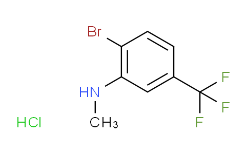 CAS No. 1187386-33-9, 2-Bromo-N-methyl-5-(trifluoromethyl)aniline hydrochloride