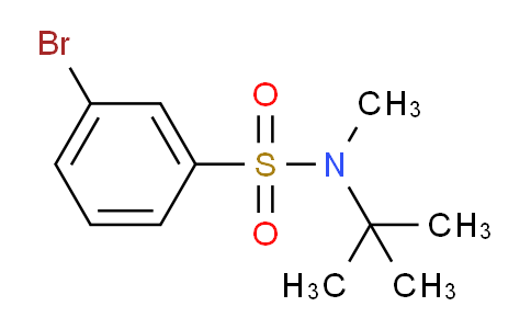 CAS No. 1187386-30-6, 3-Bromo-N-(tert-butyl)-N-methylbenzenesulfonamide