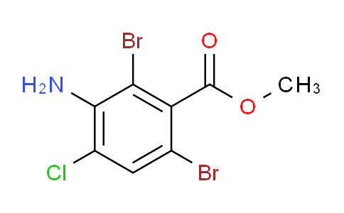 CAS No. 1187386-29-3, Methyl 3-amino-2,6-dibromo-4-chlorobenzoate