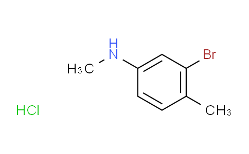 CAS No. 1187386-24-8, 3-Bromo-N,4-dimethylaniline hydrochloride