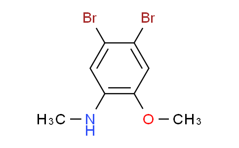 CAS No. 1187386-09-9, 4,5-Dibromo-2-methoxy-N-methylaniline