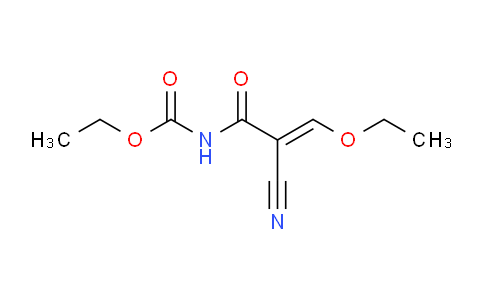 CAS No. 1187-34-4, Ethyl (2-cyano-3-ethoxyacryloyl)carbamate
