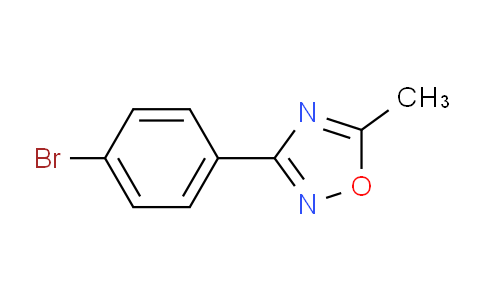 CAS No. 118183-92-9, 3-(4-Bromophenyl)-5-methyl-1,2,4-oxadiazole