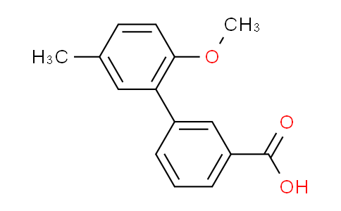 CAS No. 1181381-20-3, 2'-Methoxy-5'-methylbiphenyl-3-carboxylic acid