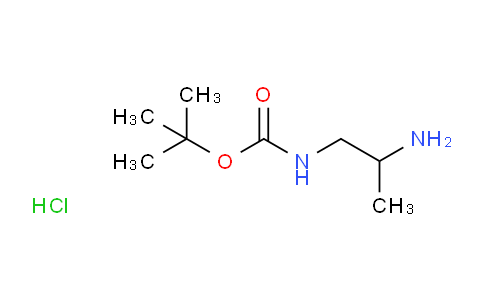 CAS No. 1179361-38-6, 1-N-Boc-Propane-1,2-diamine hydrochloride