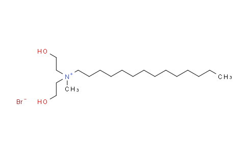 CAS No. 117782-92-0, N,N-Bis(2-hydroxyethyl)-N-methyltetradecan-1-aminium bromide