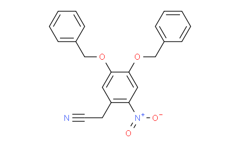 CAS No. 117568-27-1, 2-(4,5-Bis(benzyloxy)-2-nitrophenyl)acetonitrile