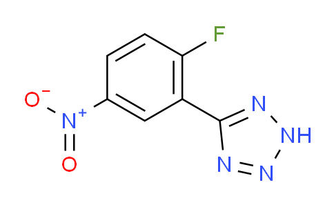 CAS No. 1171938-74-1, 5-(2-Fluoro-5-nitrophenyl)-2H-tetrazole