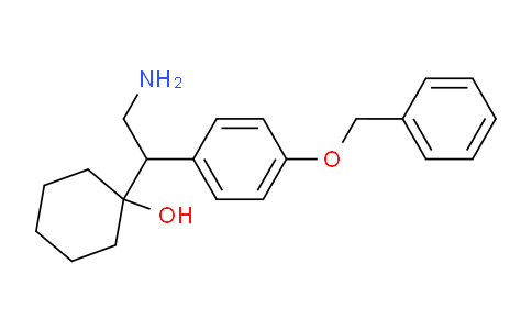 CAS No. 1168135-16-7, 1-(2-Amino-1-(4-(benzyloxy)phenyl)ethyl)cyclohexanol