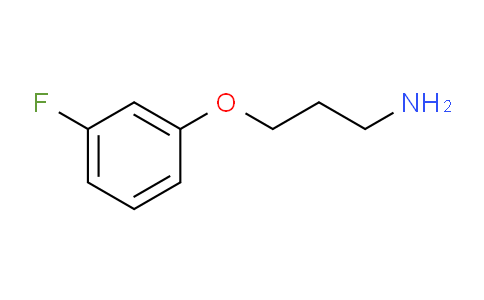 CAS No. 116753-49-2, 3-(3-Fluorophenoxy)propan-1-amine