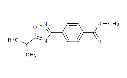 CAS No. 1166756-82-6, Methyl 4-(5-isopropyl-1,2,4-oxadiazol-3-yl)benzoate